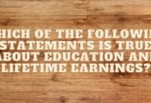 Which of the following statements is true about education and lifetime earnings?